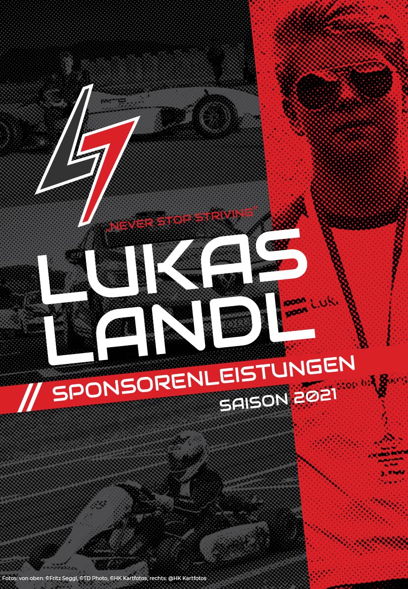 Lukas Landl Rennfahrer Sponsoren Prospekt