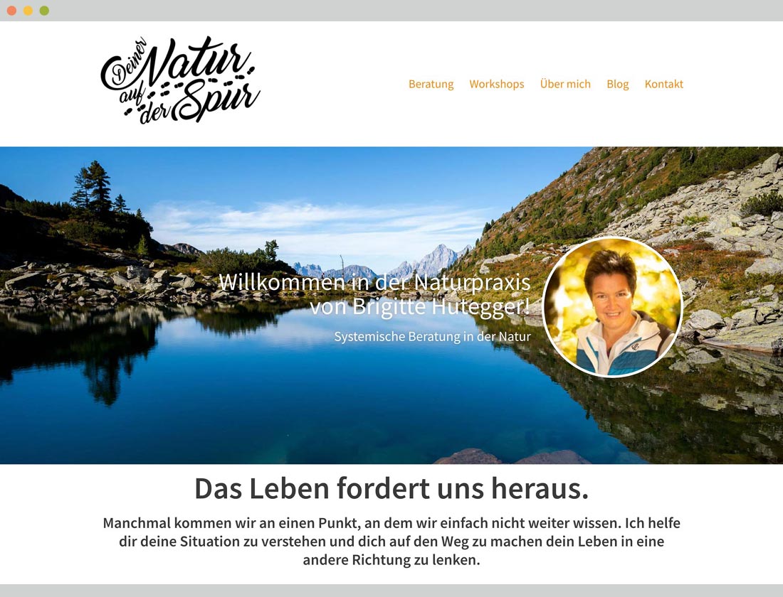 Website Meiner Natur auf der Spur