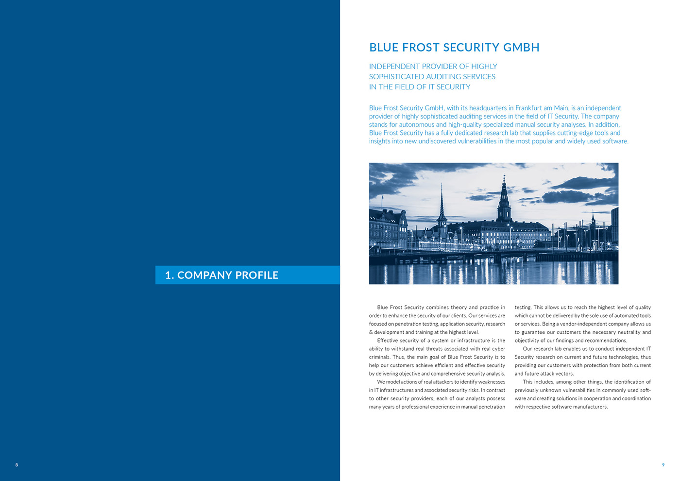 Blue Frost Security Hard Cover Buch
