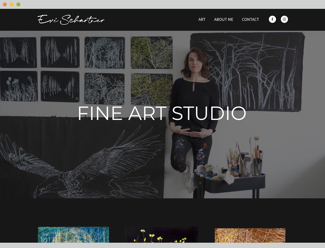 Website Evi Schartner
