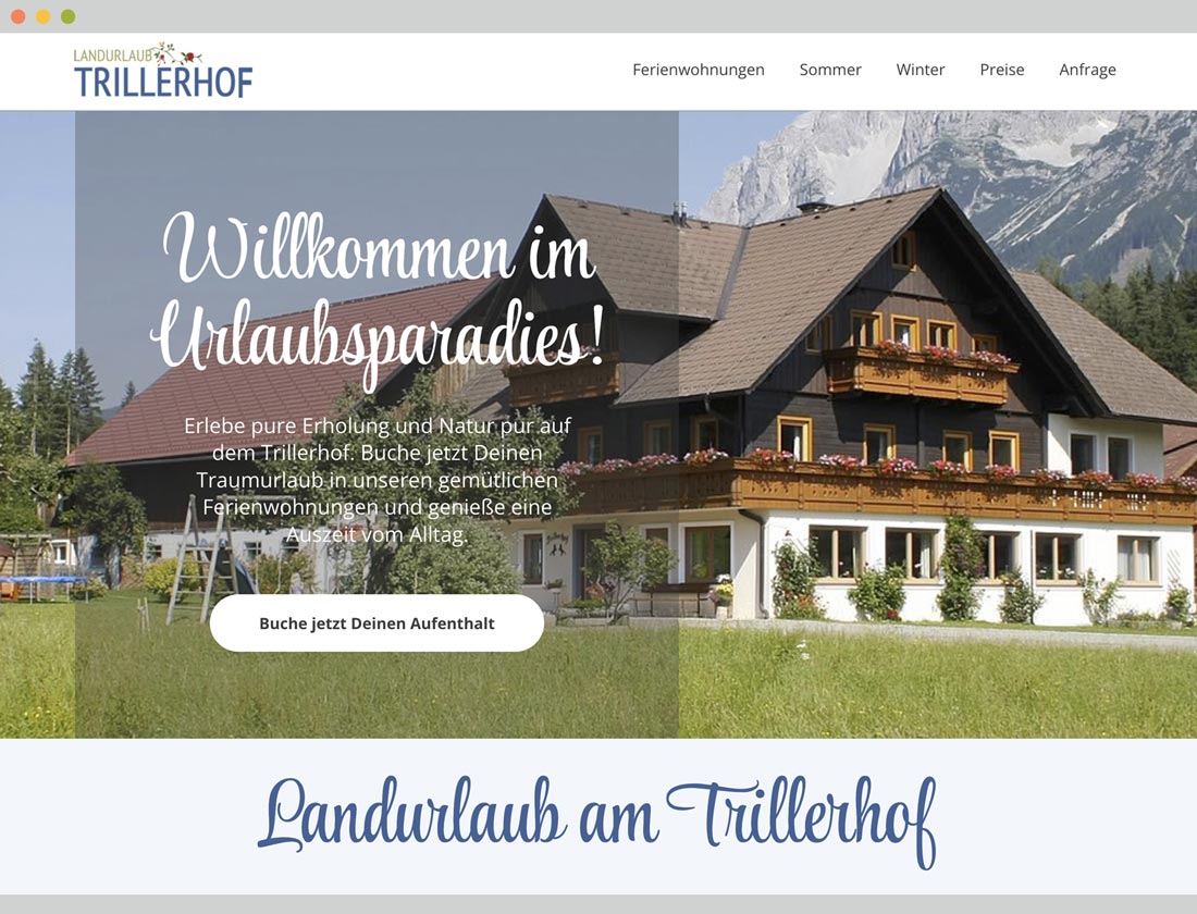 Website Trillerhof